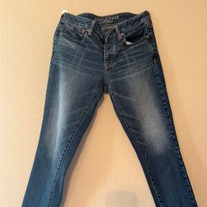 American Eagle Outfitters Dark Blue Skinny Jeans